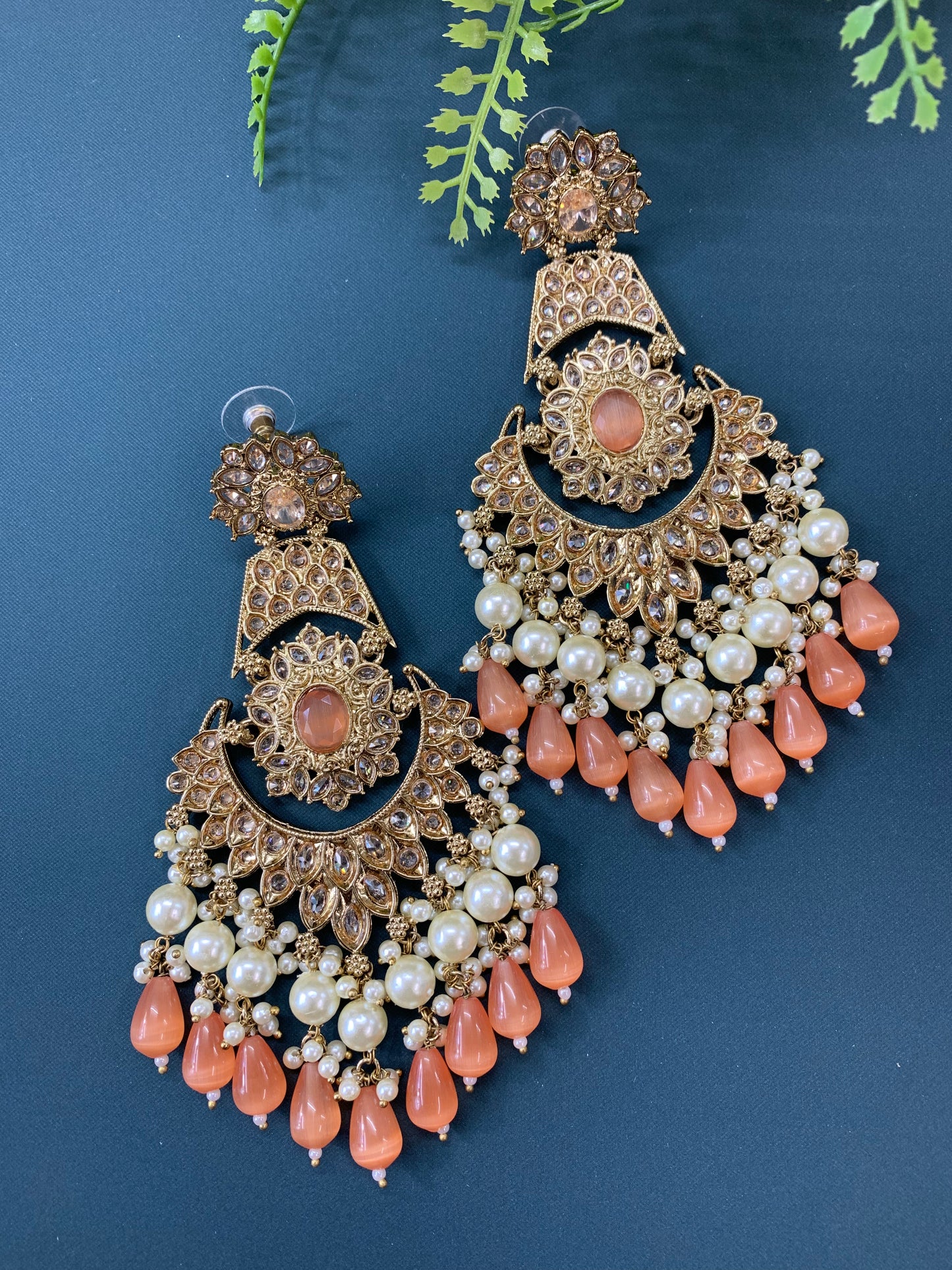 Dola statment polki earring