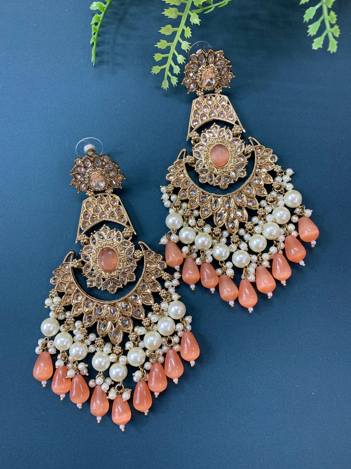 Dola statment polki earring