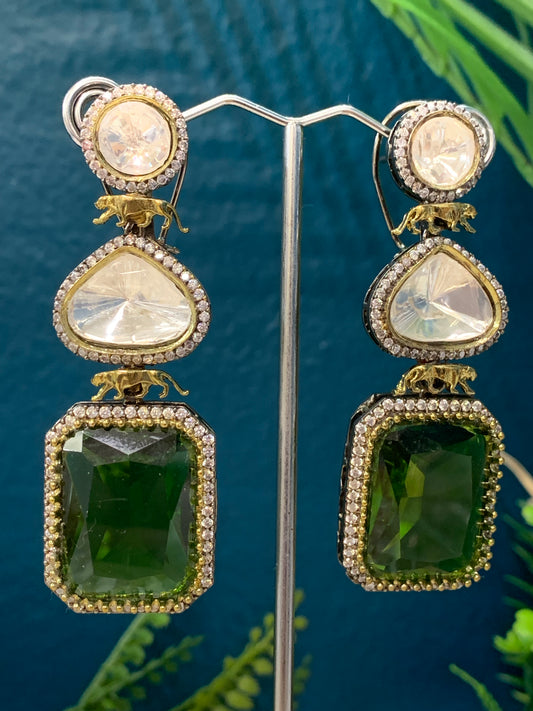 Sabyasachi inspired kundan earring Kelsey