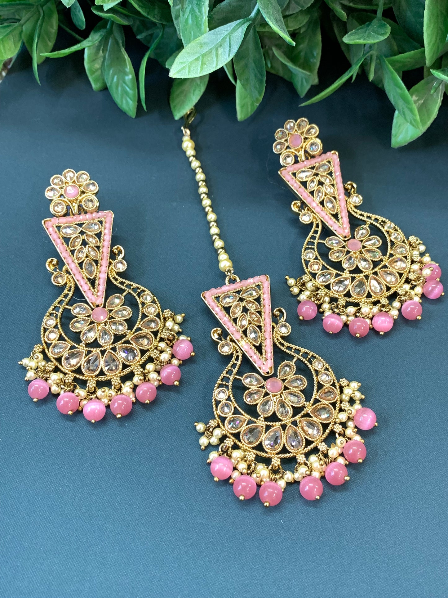 Polki tikka set joana in onion pink