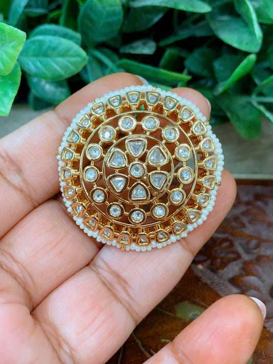 Sharmin tyaani kundan ring