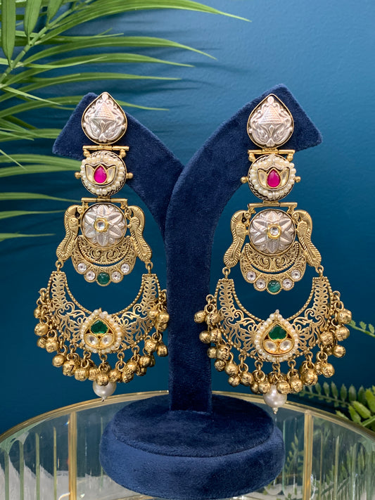 Becca 925 Silver replica earring pachi