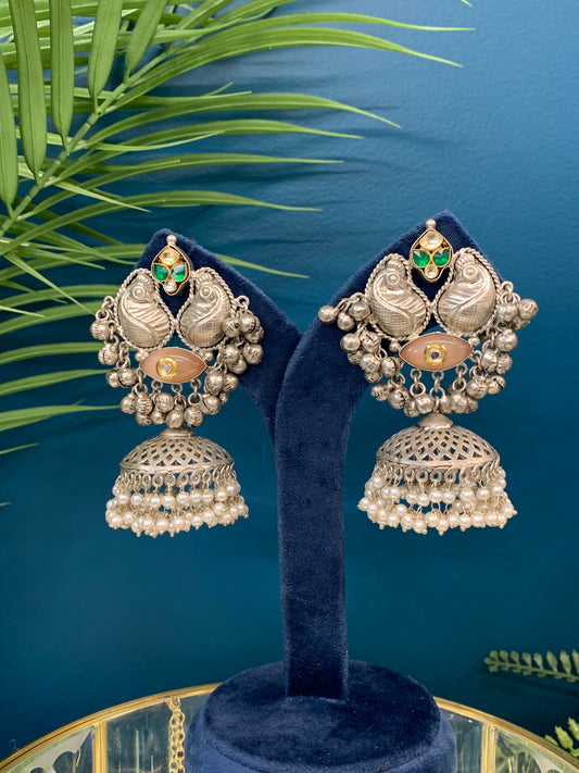 Alex 925 Silver replica earring pachi