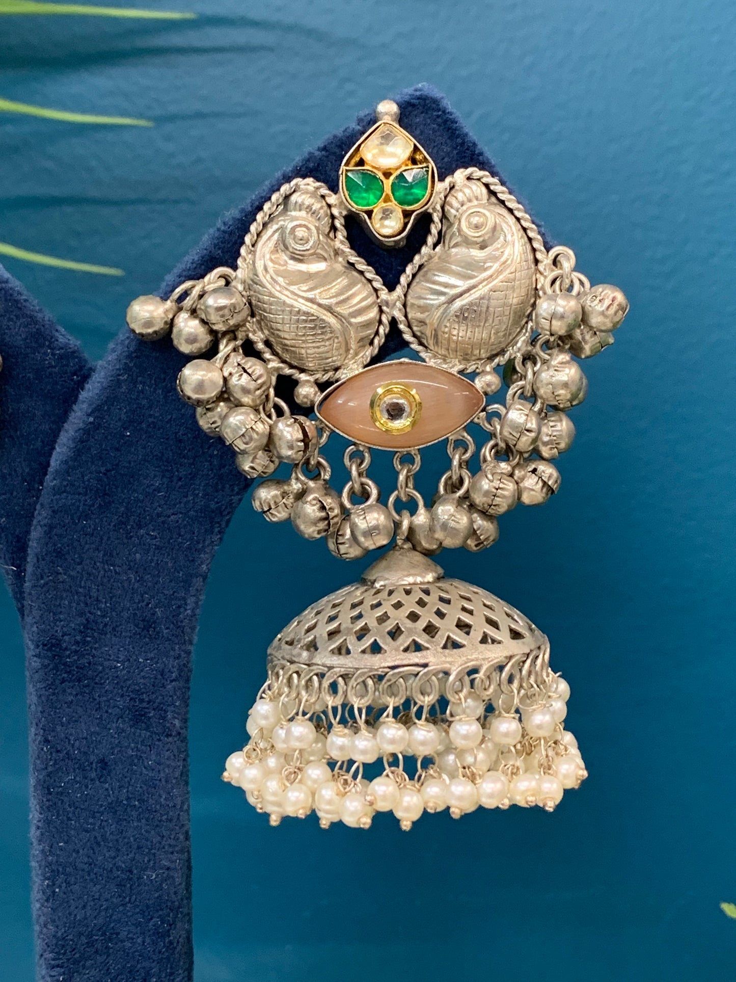 Alex 925 Silver replica earring pachi