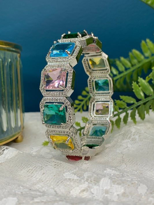 American diamond openable bangle / bracelet