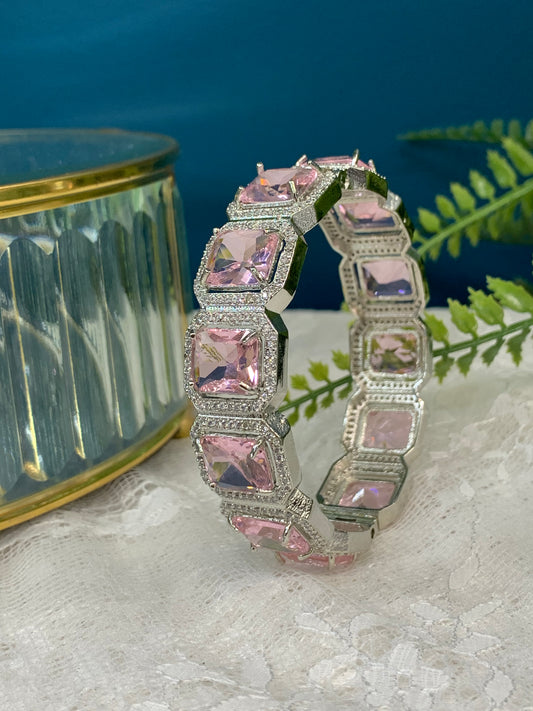 American diamond openable bangle / bracelet