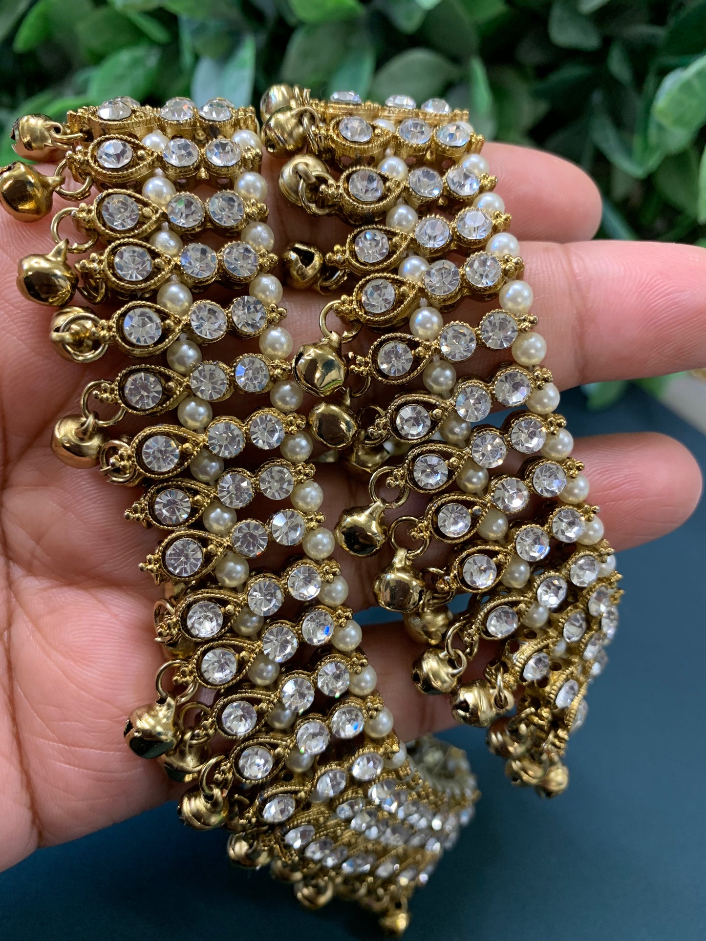 Anklet with bell 3 lines