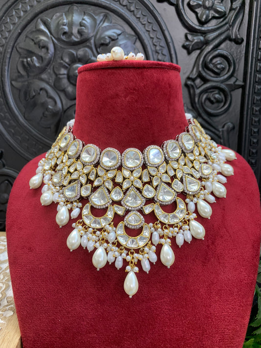 Uncut kundan semi bridal set Aria