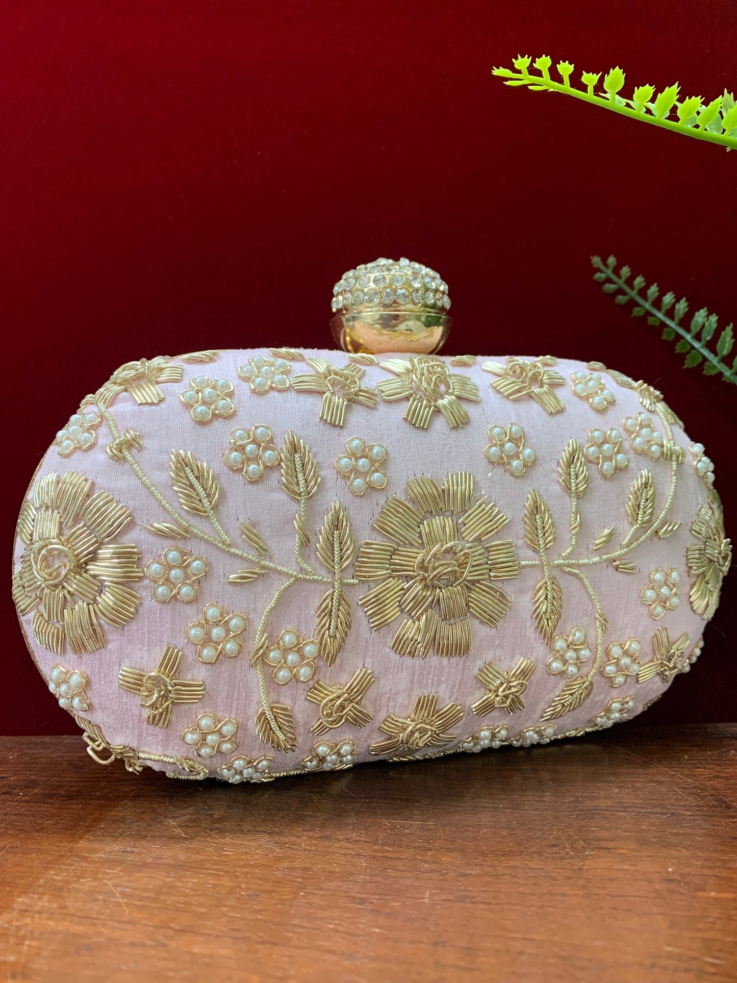 Women’s handbag/clutch light pink