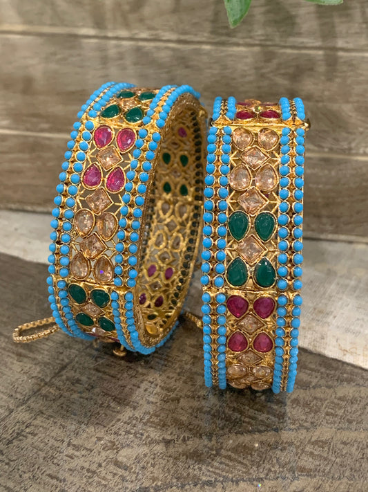Multi phiroze openable bangle Pakistani style