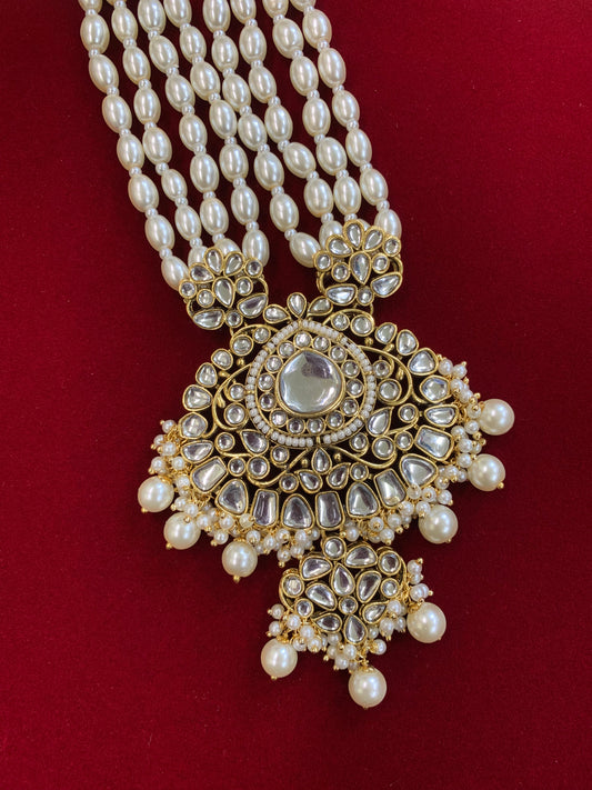Gandhari kundan mala set