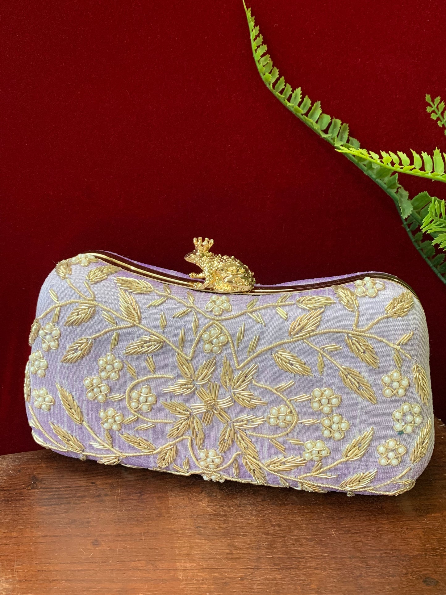 Women’s handbag/clutch lavender