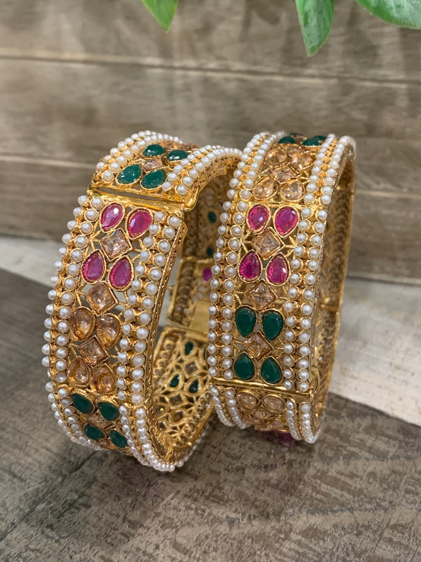 Multi white openable bangle Pakistani style