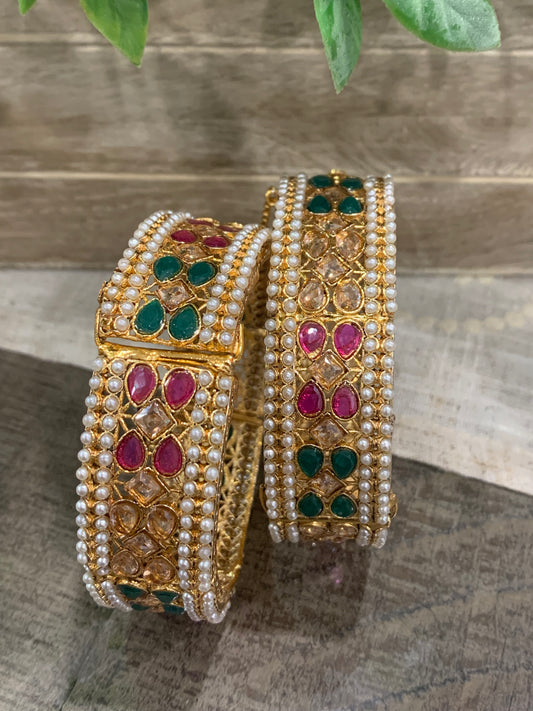 Multi white openable bangle Pakistani style