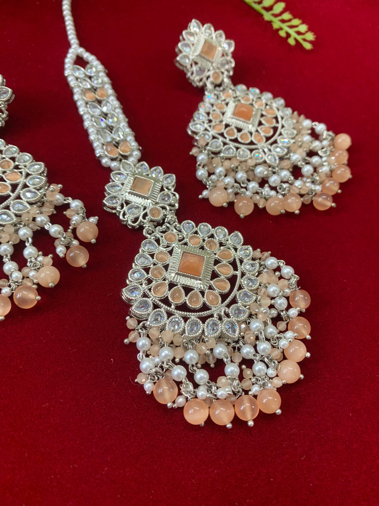 Chandni polki earring tikka