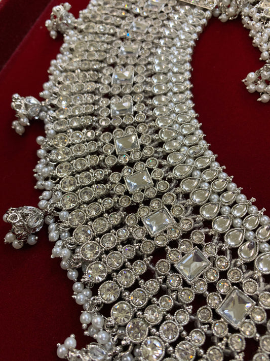 Antique Mona Lisa Kundan bridal Polki payal/anklet