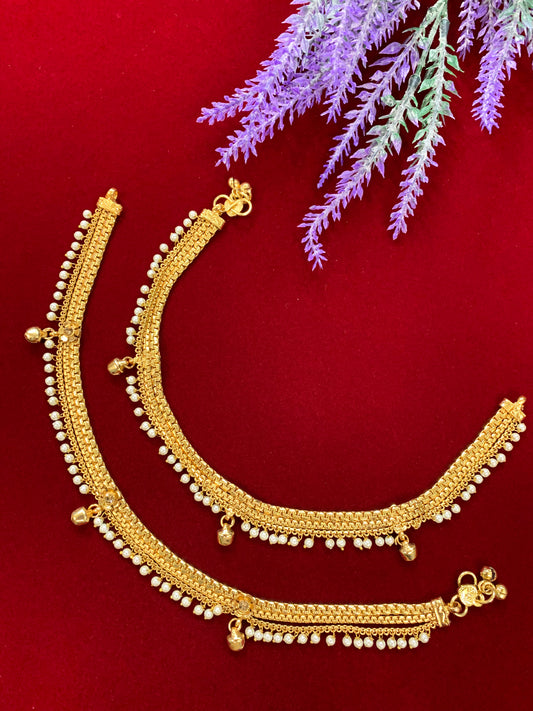 Gold plated payal / anklet