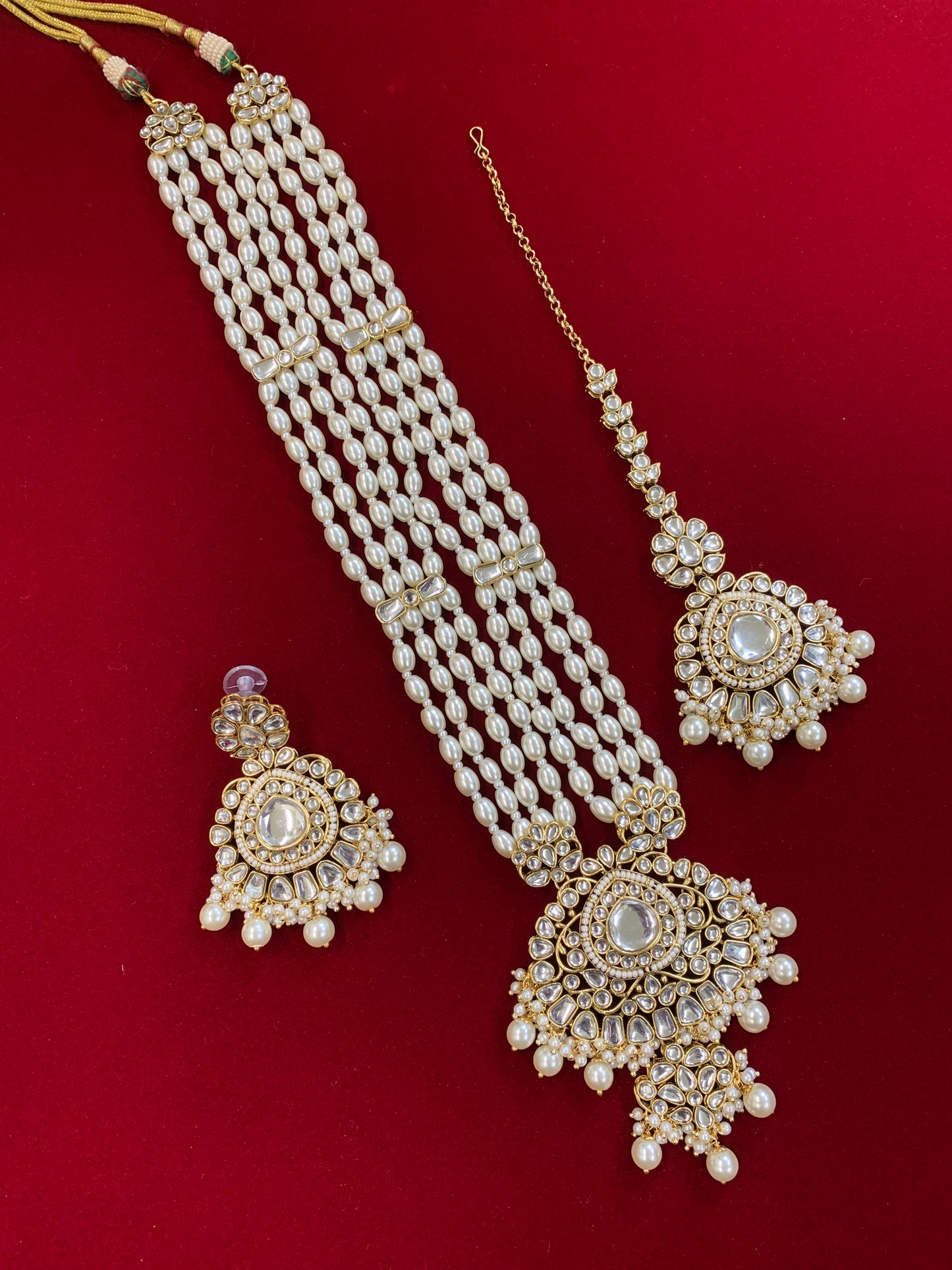 Gandhari kundan mala set