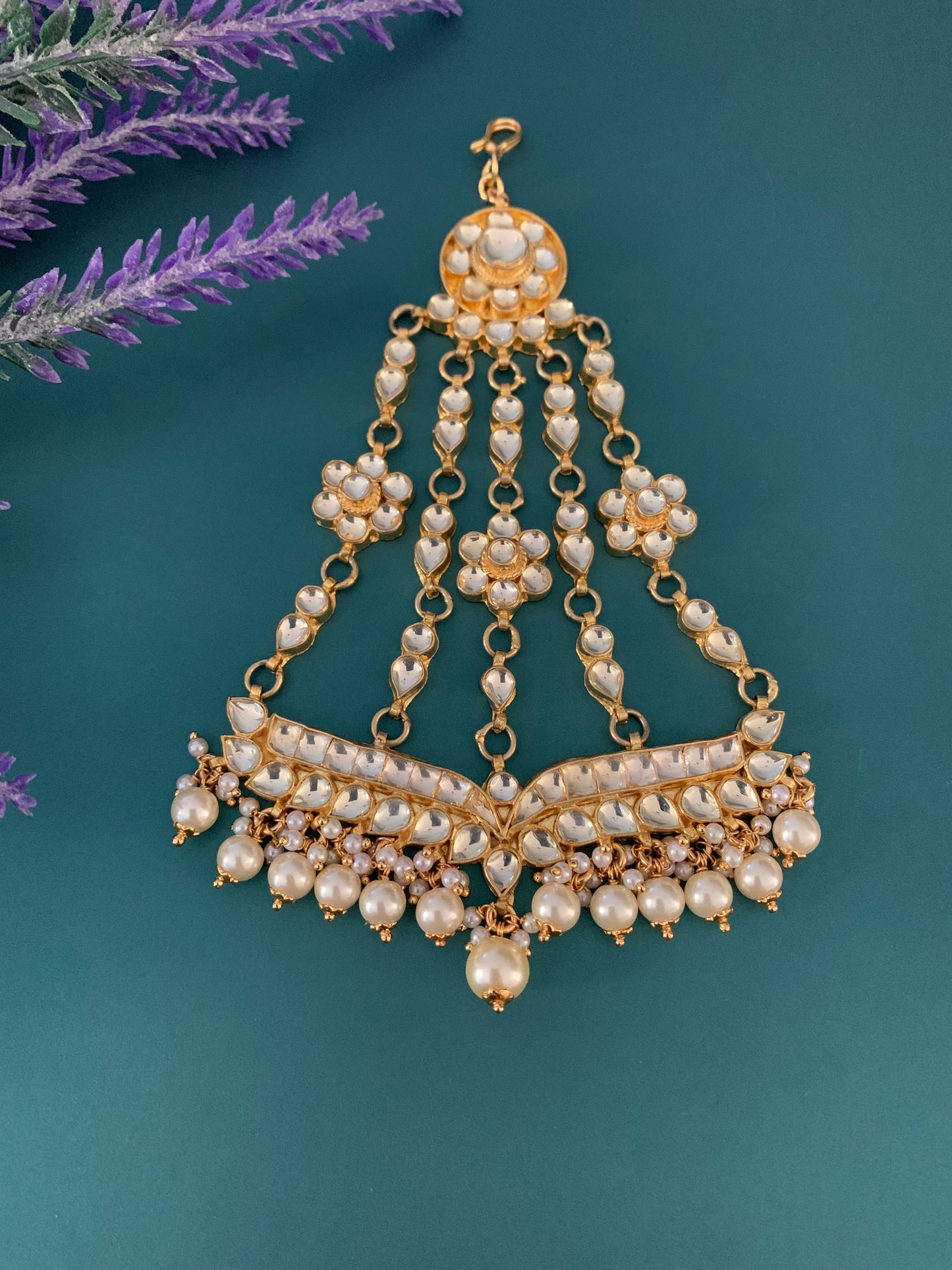 Pachi kundan passa / jhumar