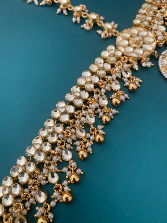 Pachi kundan Headpiece/mathapatti/sheespatti