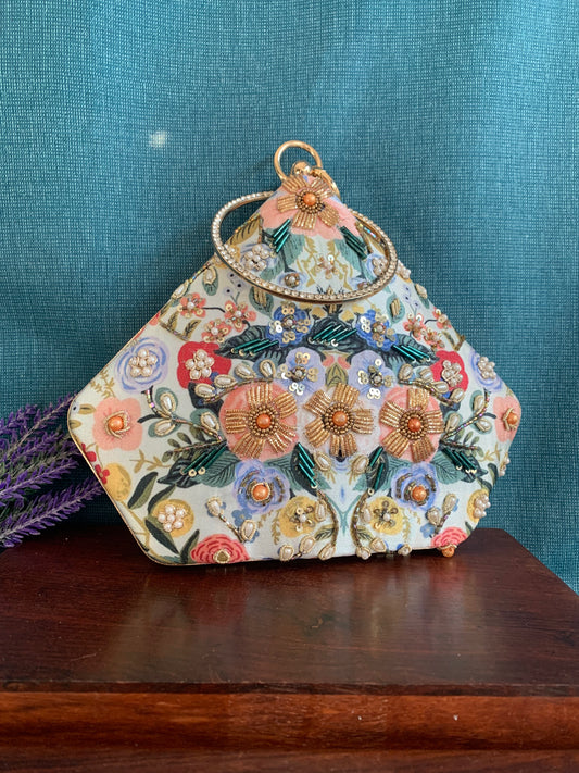 Women handbag/clutch multi samosa bag