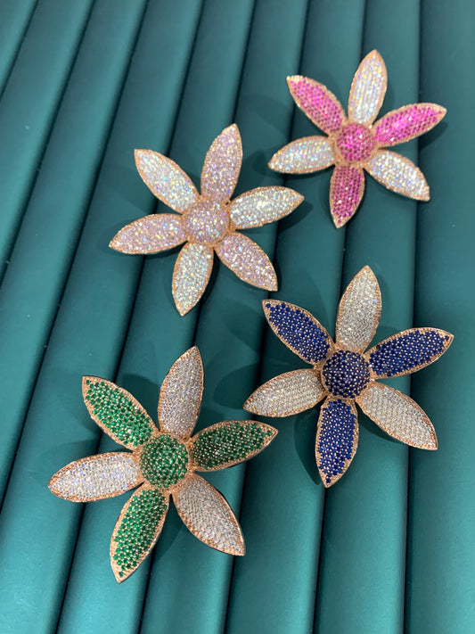 American diamond adjustable ring