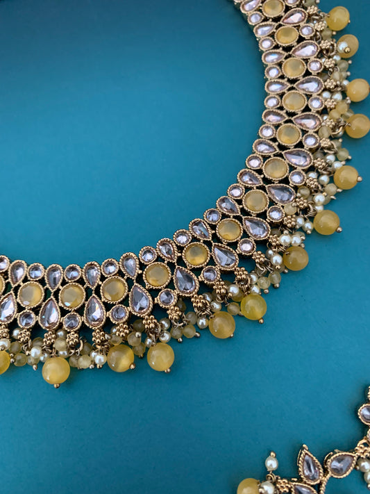 Reverse polki necklace Lori