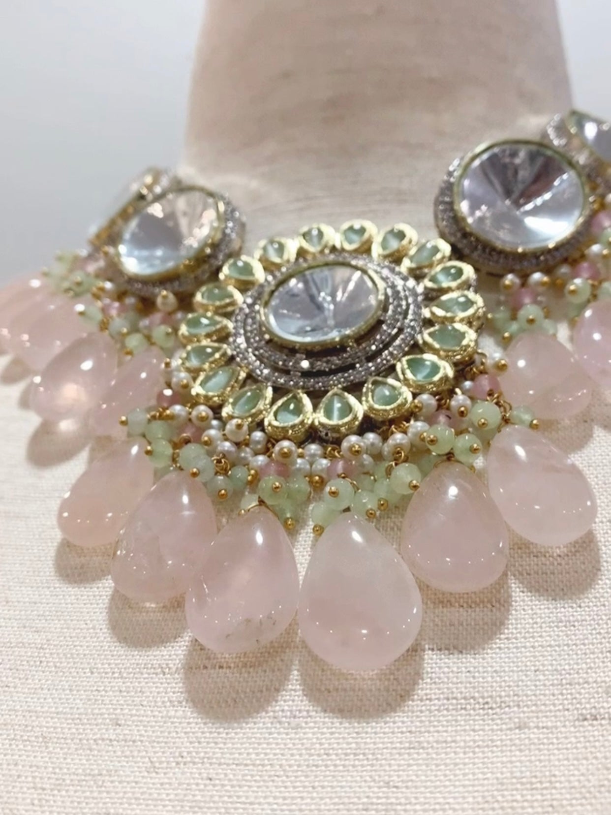 Malhaar uncut kundan necklace