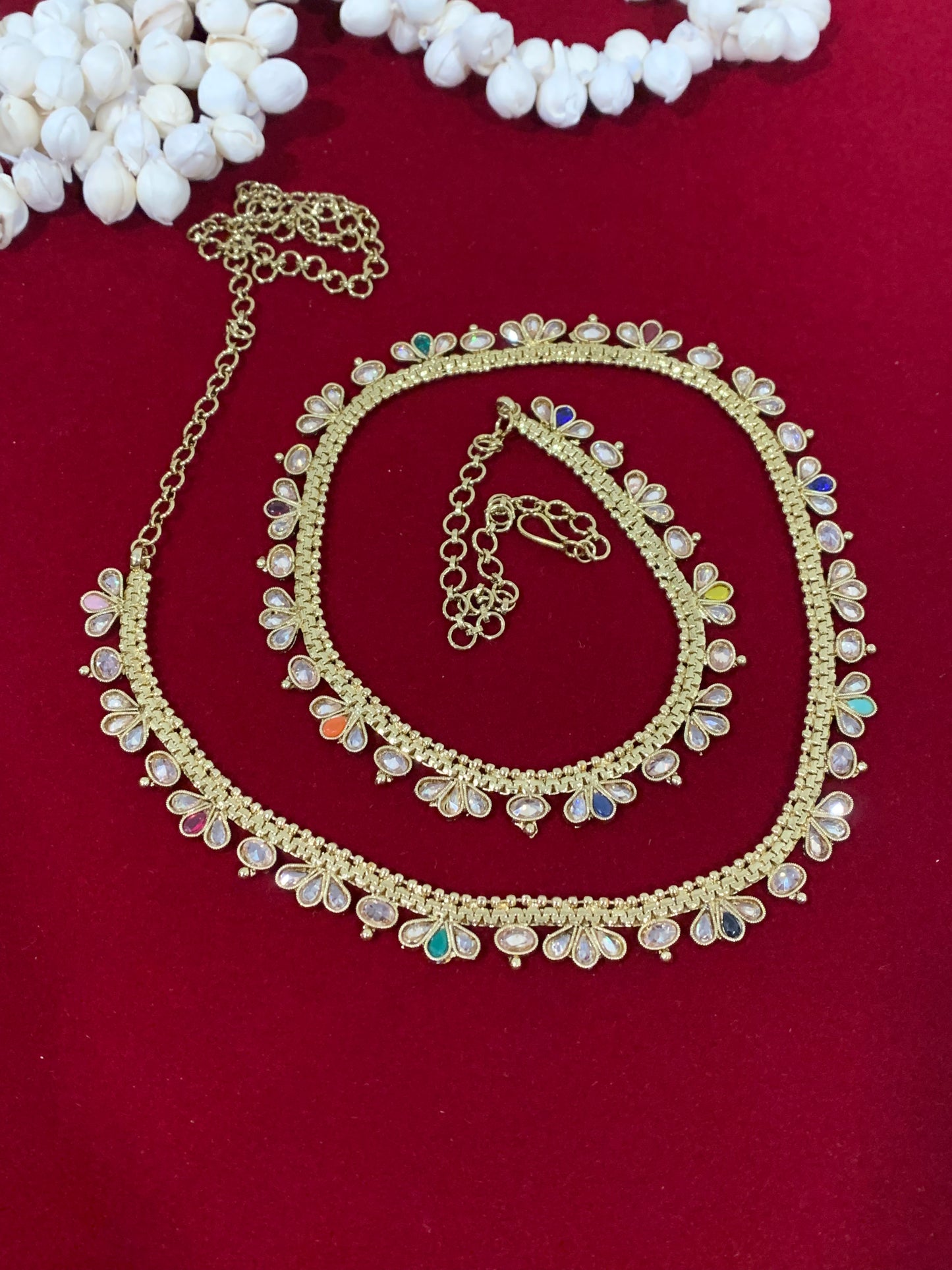 Polki waist chair / waist belt / kamar bandh / body chain / one size / belly chain