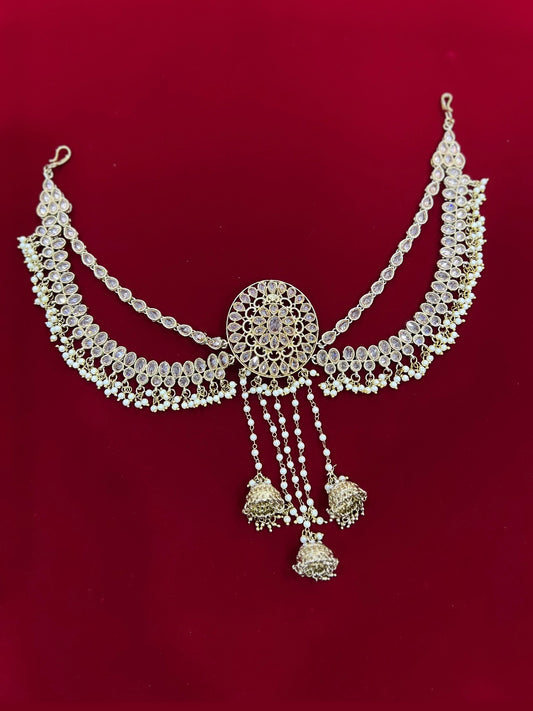 Hair bun pin with sahare / hair accessories/ bun jewels