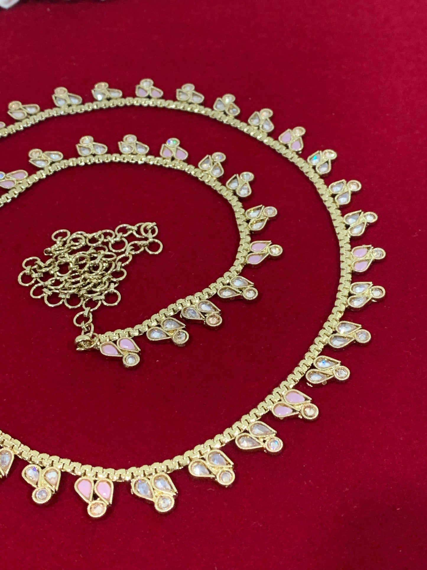 Polki waist chair / waist belt / kamar bandh / body chain / one size / belly chain