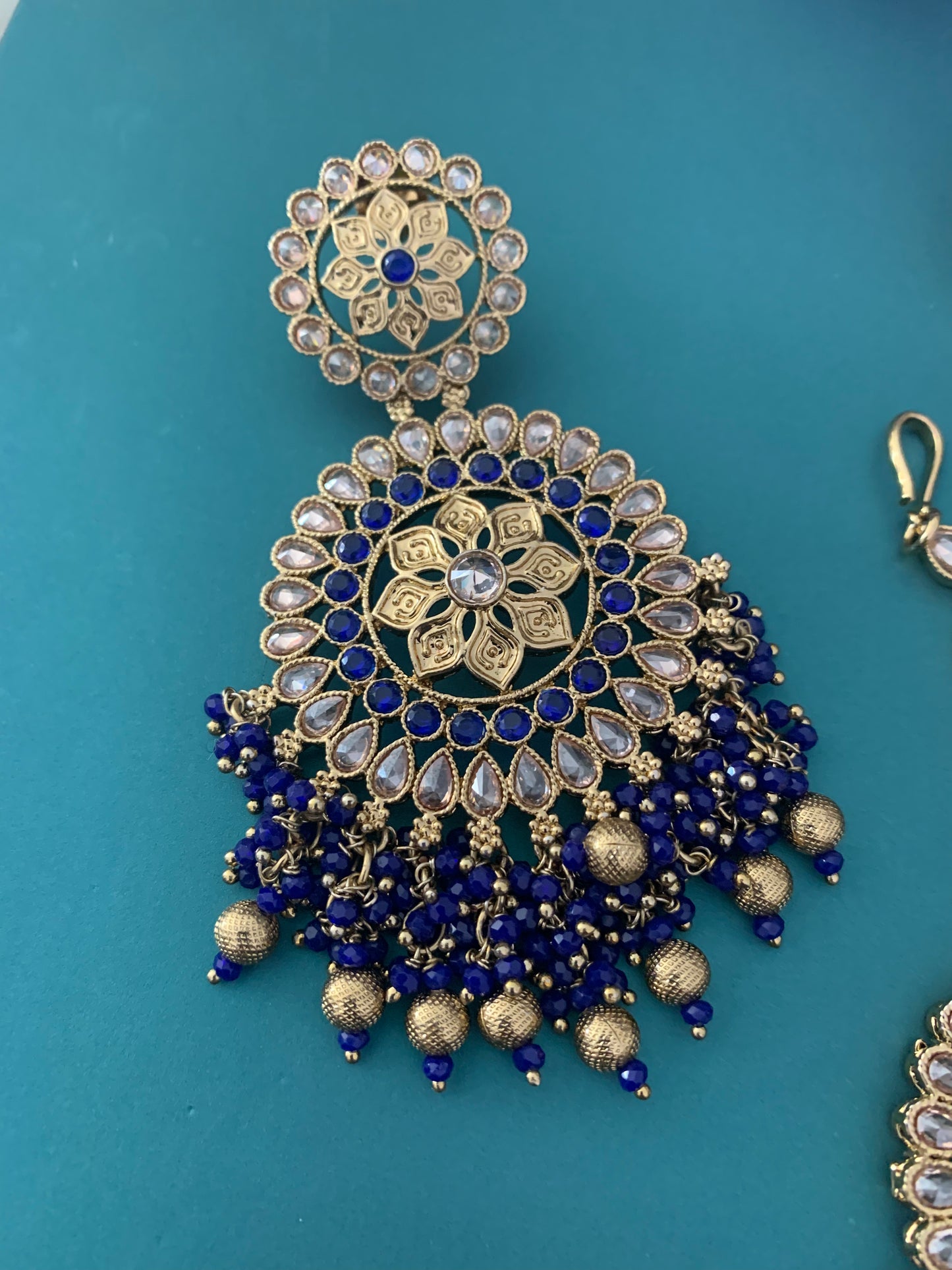 Fiona polki earring tikka