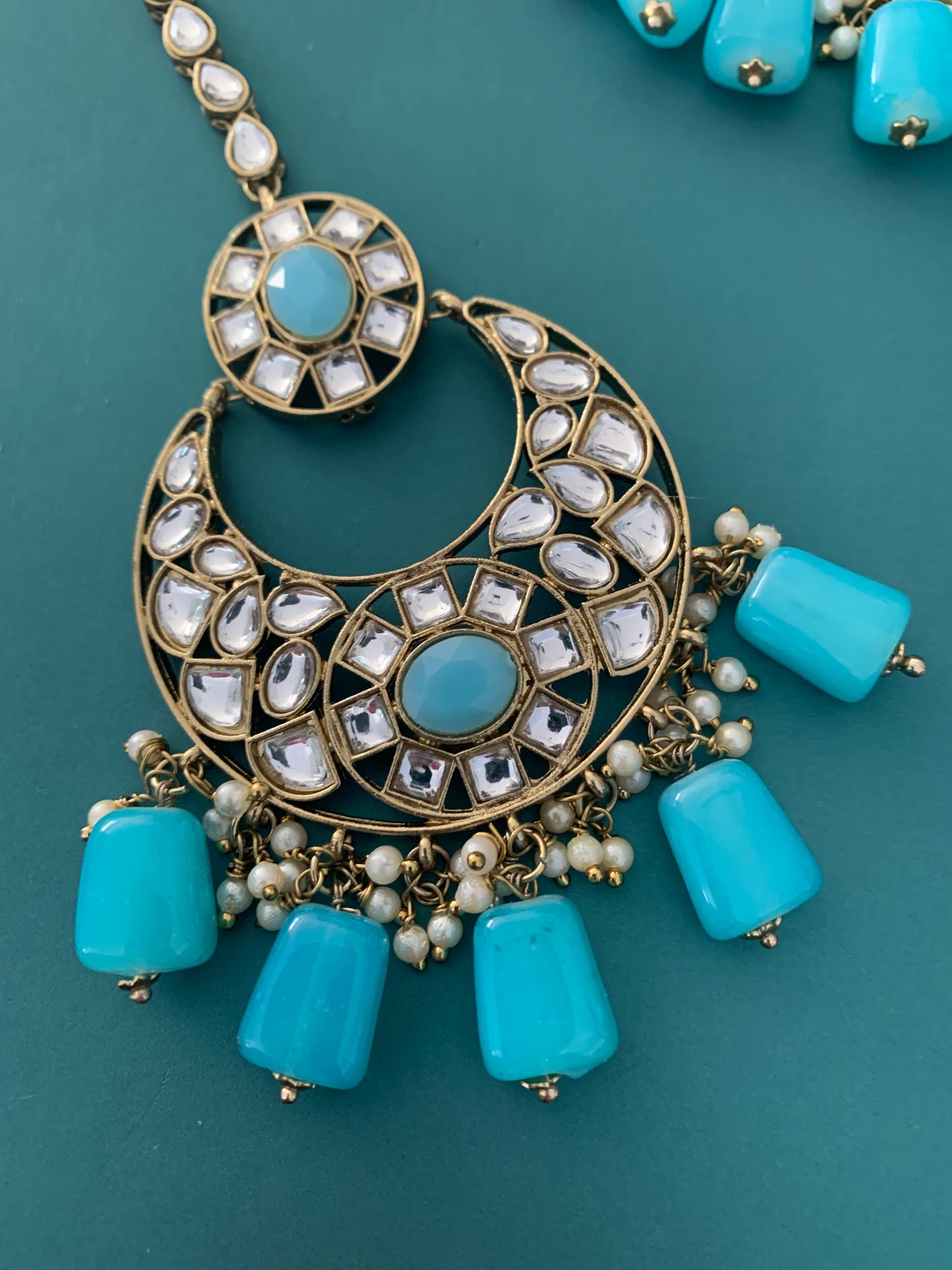 Kundan necklace set Raisa in multi