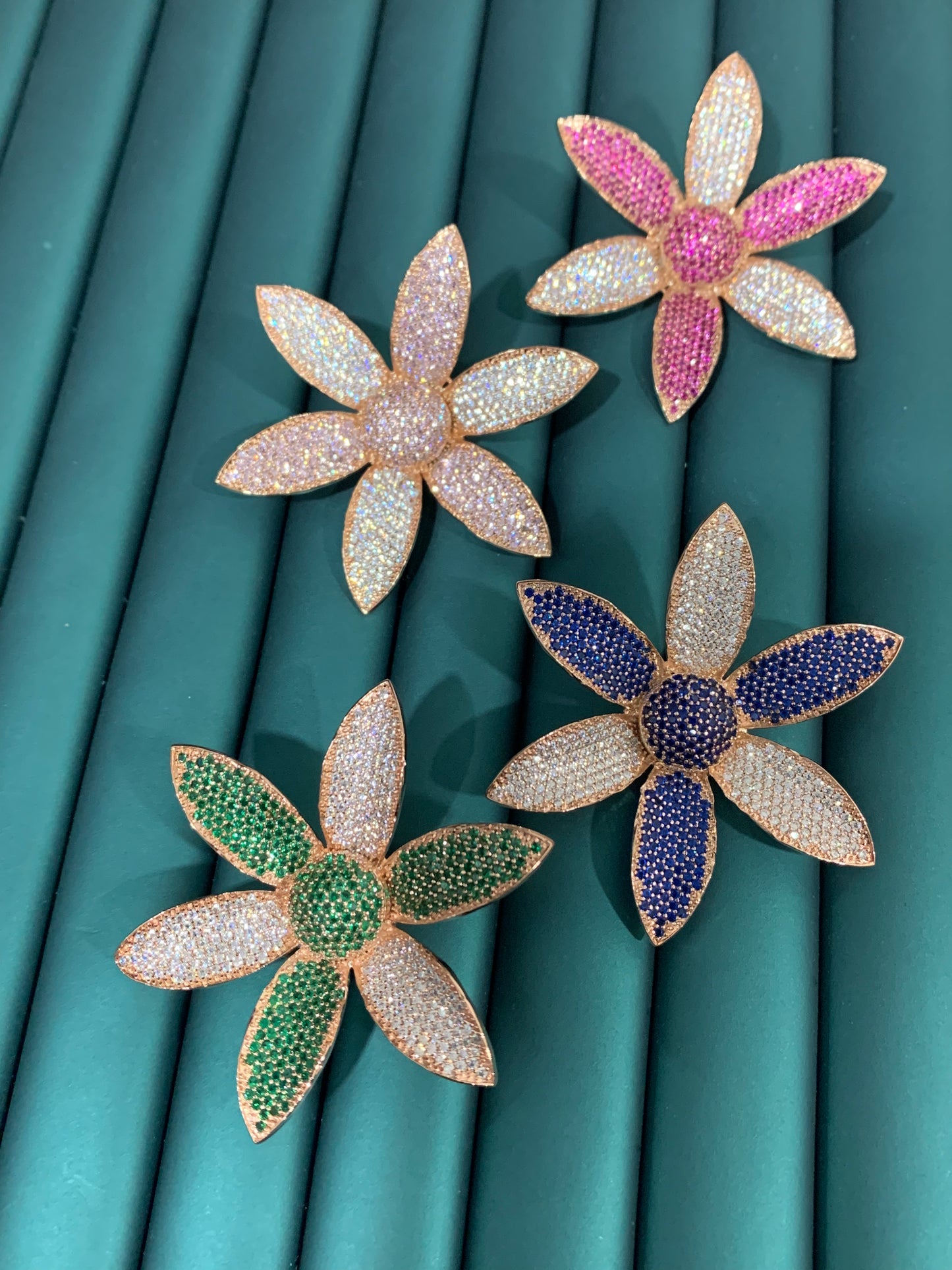 American diamond adjustable ring