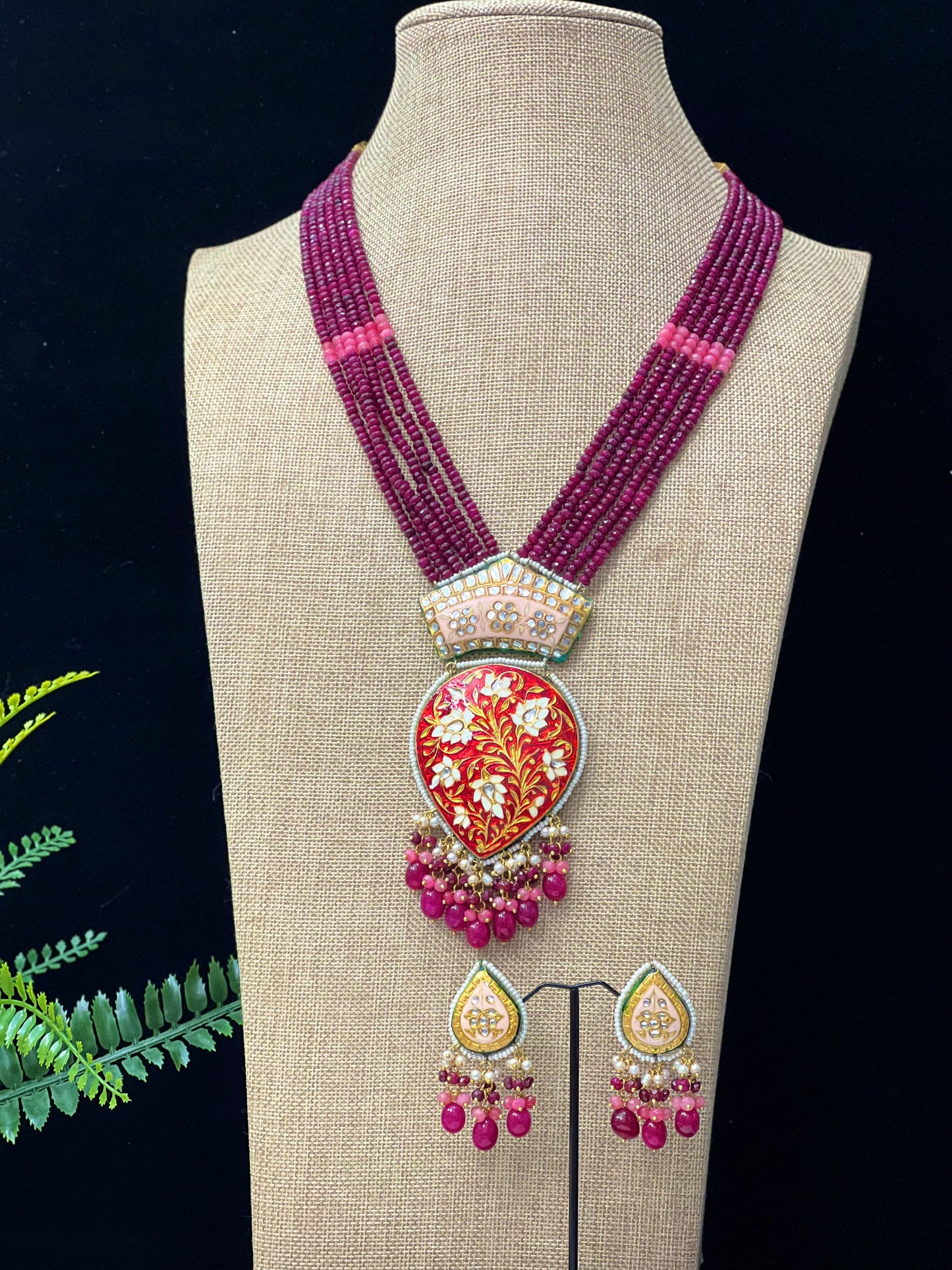 Meena kundan long mala Shanta