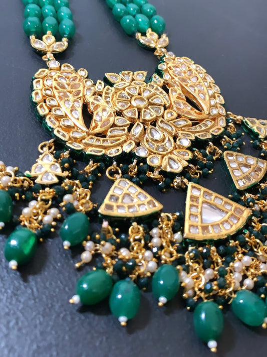 Deviya long kundan mala