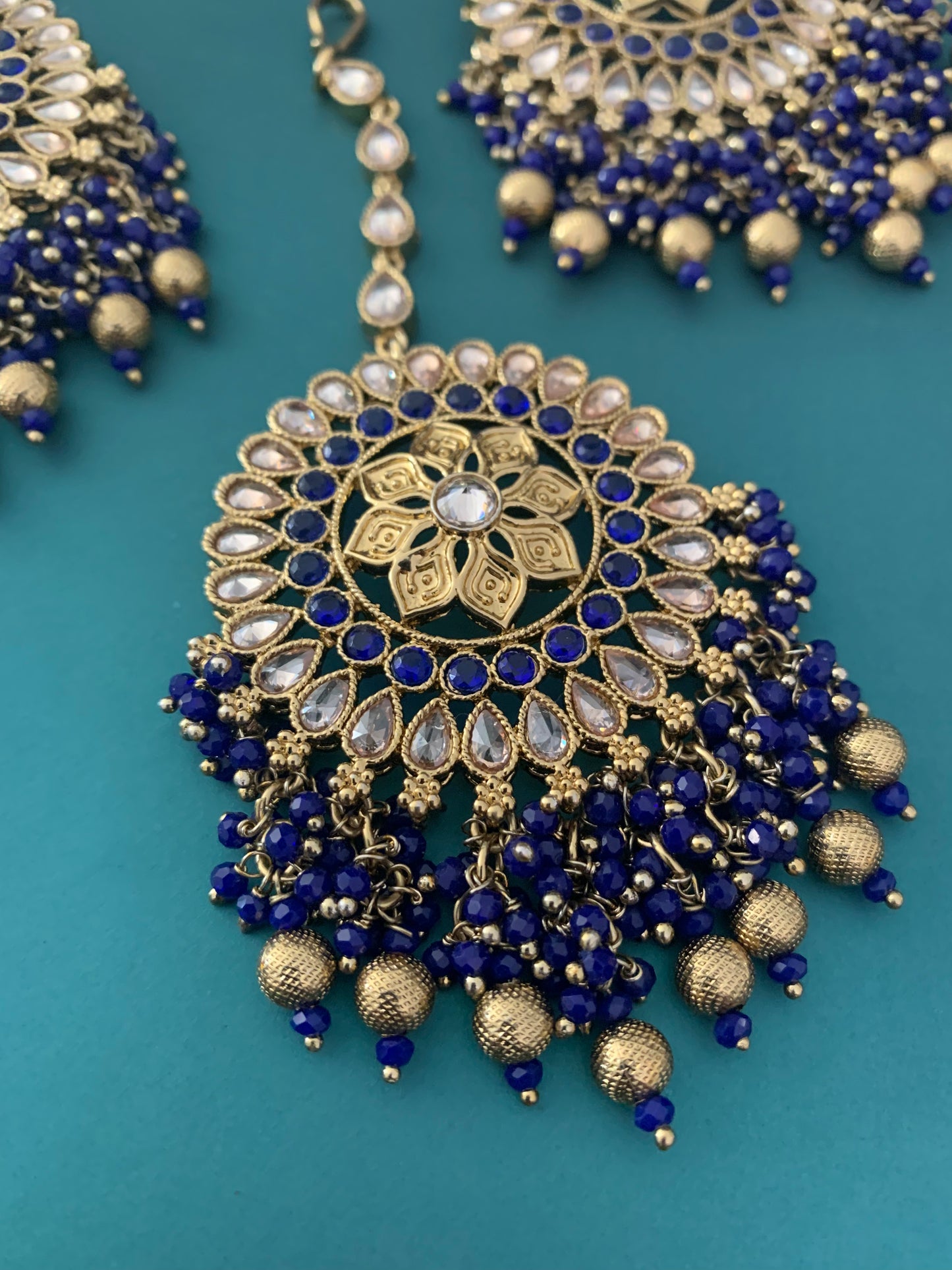 Fiona polki earring tikka