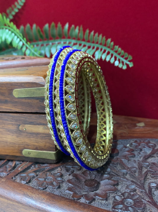 Polki bangles / kada pachili style