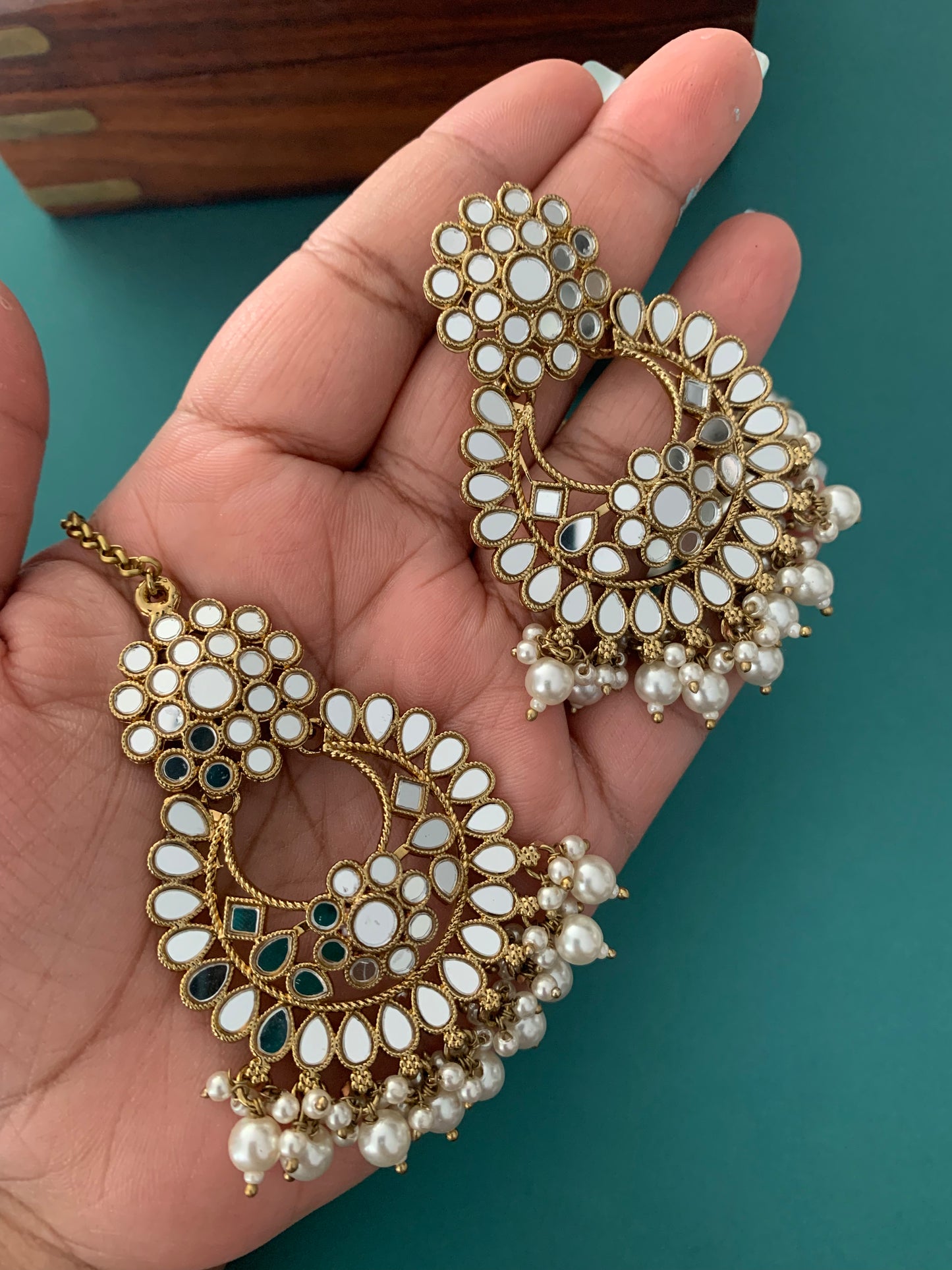 Missy chandbali mirror