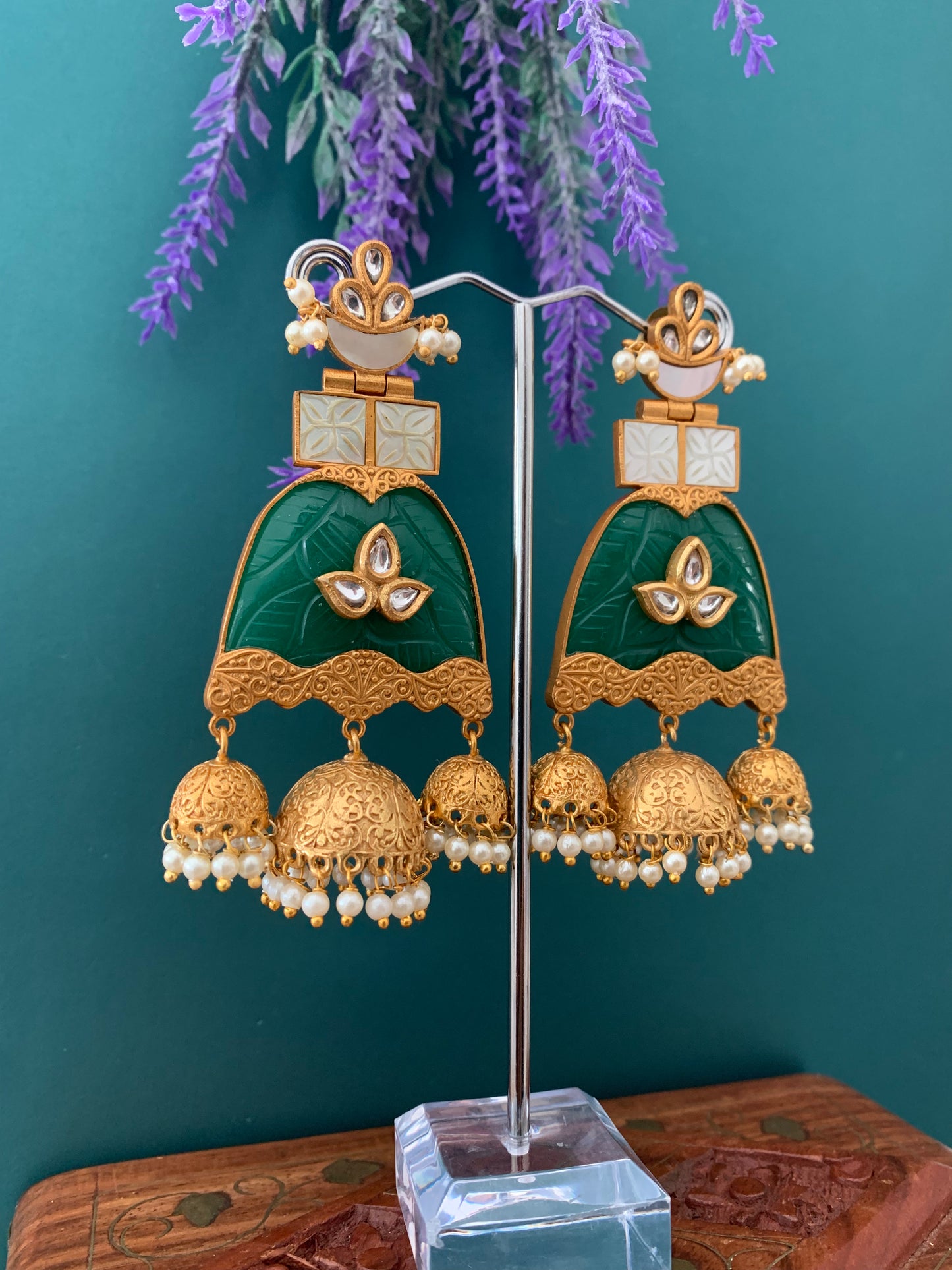 Amrapali kundan earring Megan