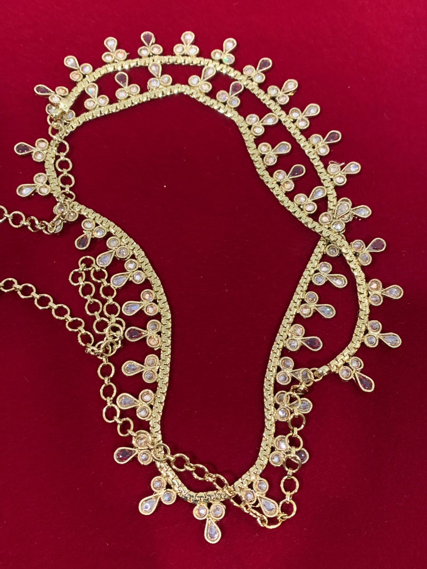 Polki waist chair / waist belt / kamar bandh / body chain / one size / belly chain