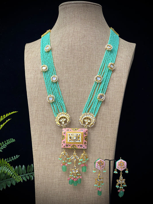 Meena kundan long mala Shanta