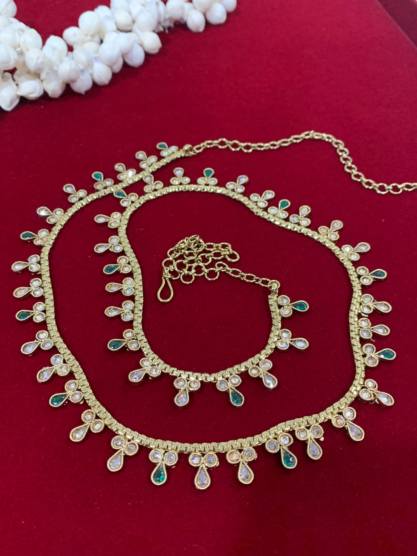 Polki waist chair / waist belt / kamar bandh / body chain / one size / belly chain