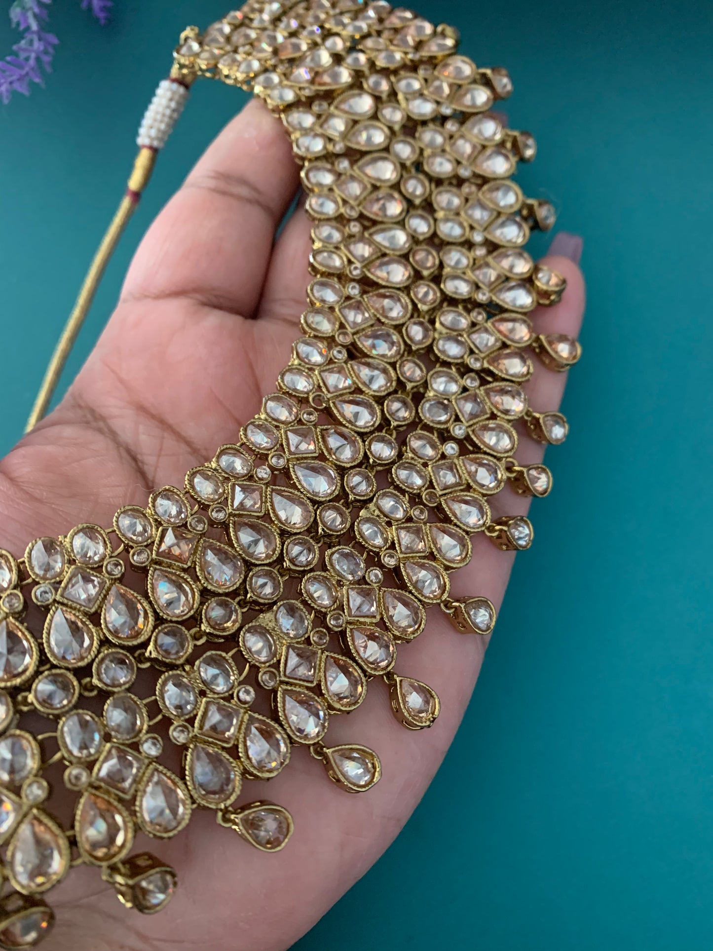 Reverse polki necklace Malad