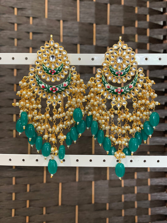 Meena kundan earring