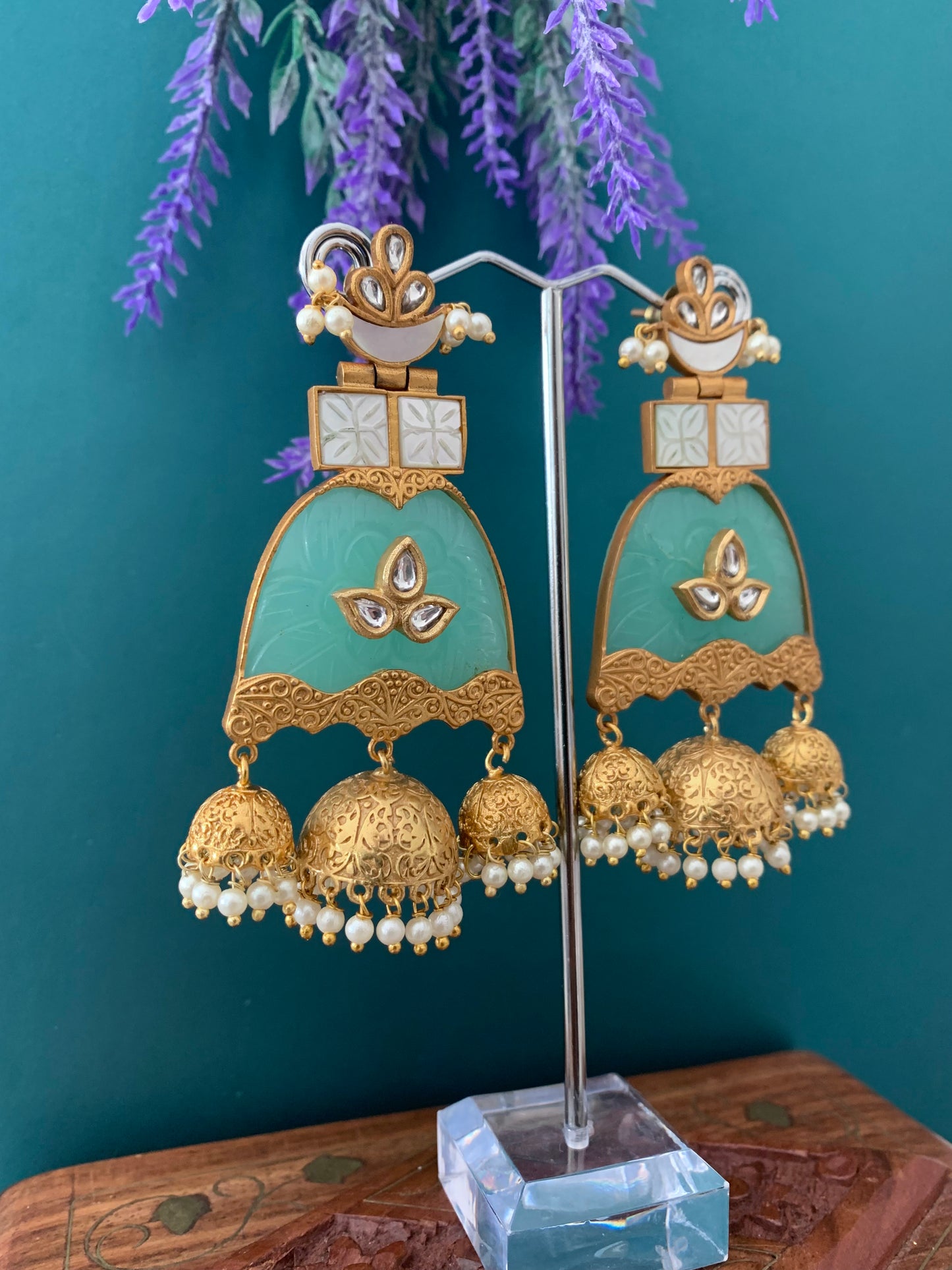 Amrapali kundan earring Megan