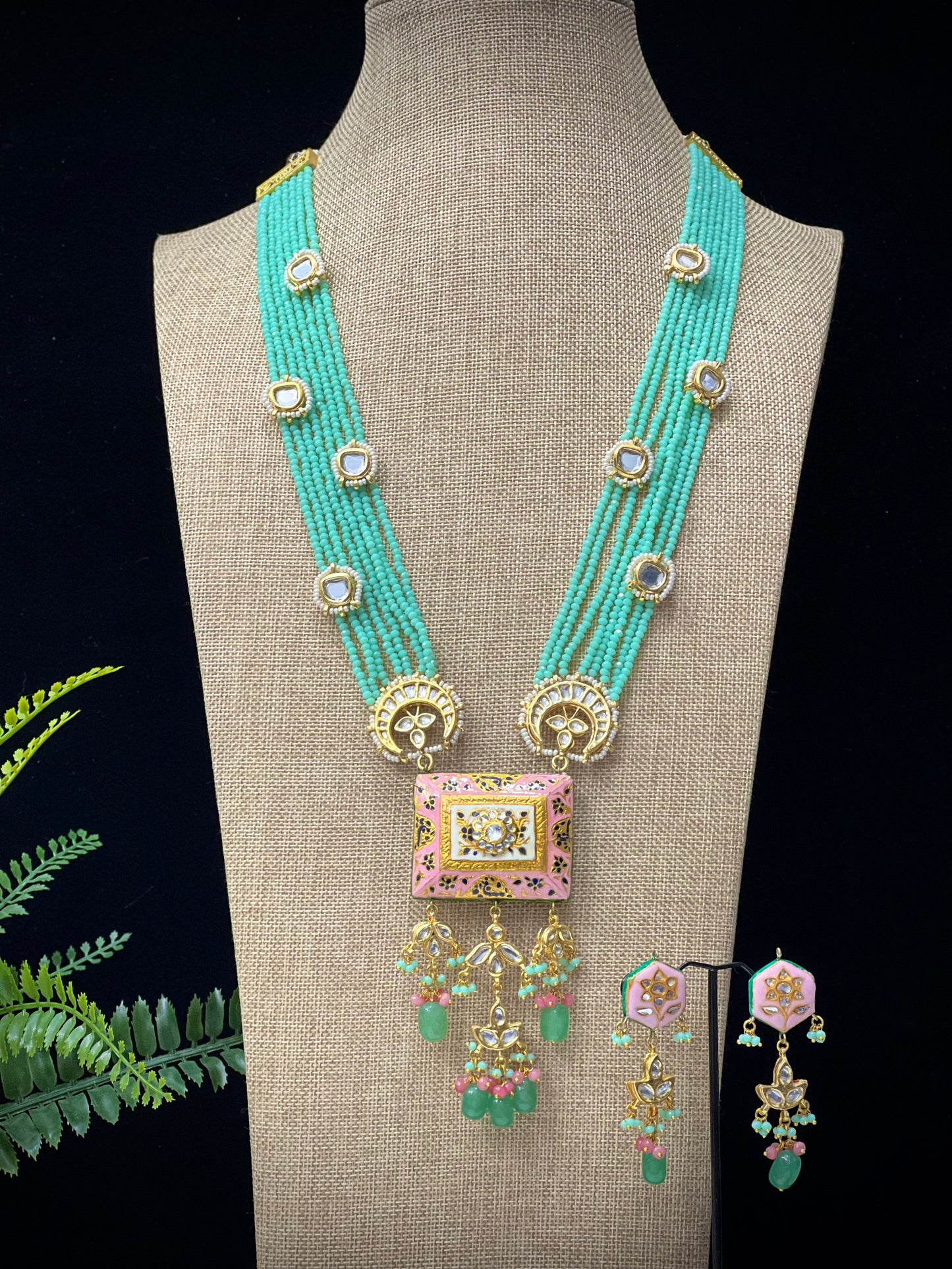 Meena kundan long mala Shanta