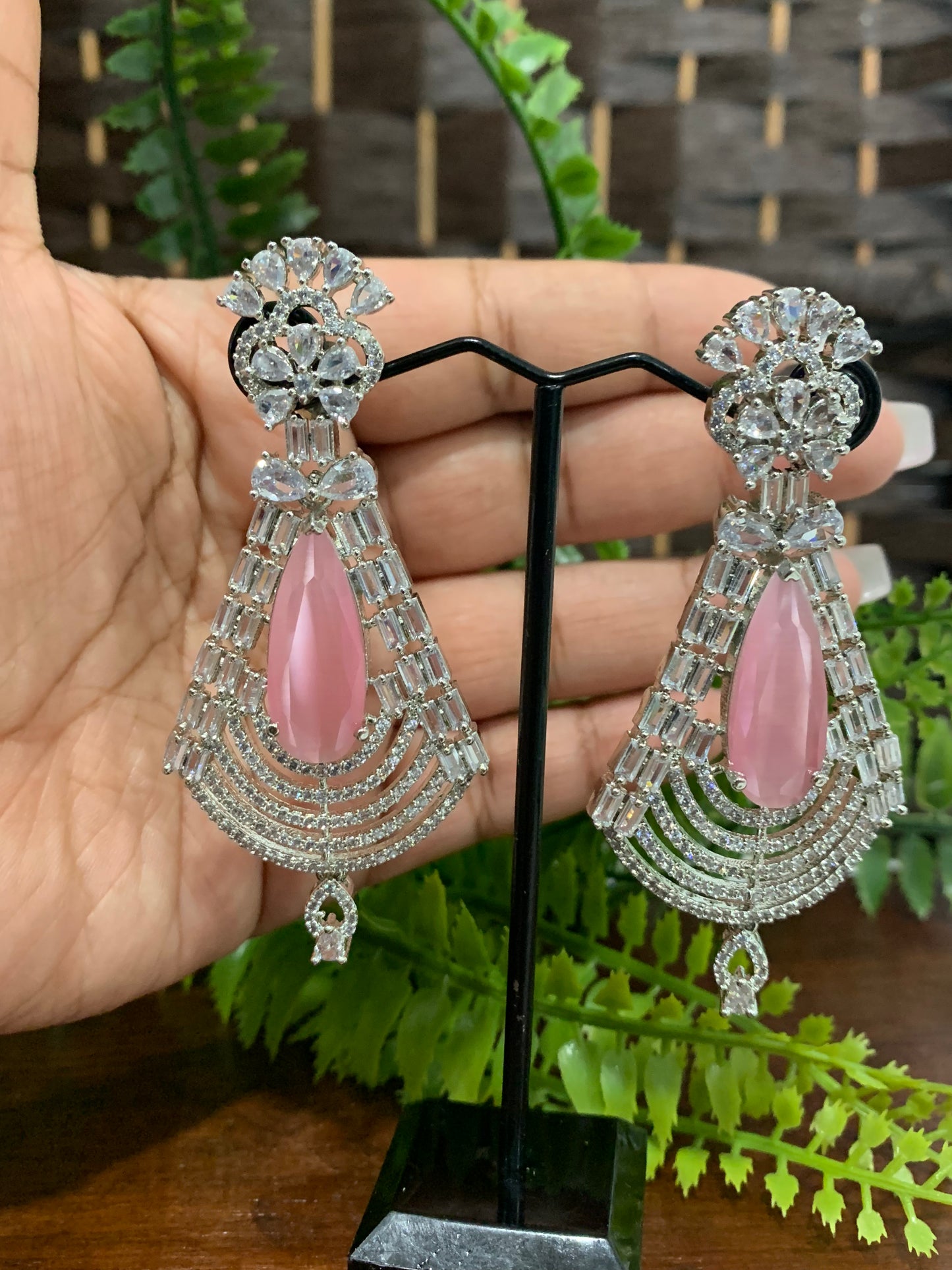 American diamond earring Lindsey