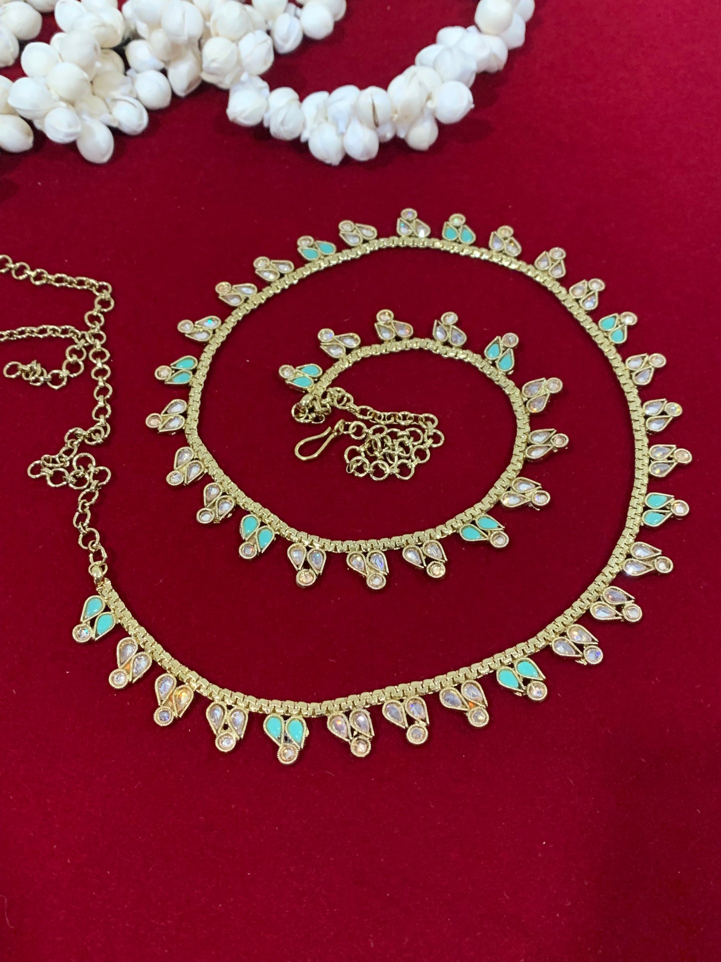 Polki waist chair / waist belt / kamar bandh / body chain / one size / belly chain