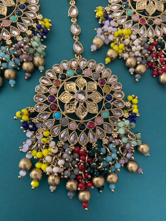 Fiona polki earring tikka